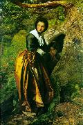 Sir John Everett Millais The Proscribed Royalist oil on canvas